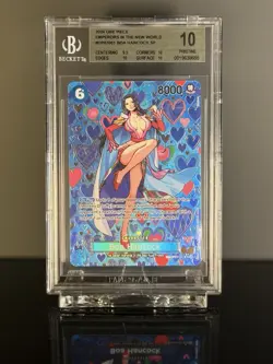 ✅Boa Hancock OP07-051 SP Emperors New World Beckett Graded 10 English One Piece - Image 1