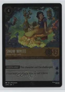 2024 Disney Lorcana - P2 Promos Foil Snow White Fairest in the Land #23/P2 - Image 1