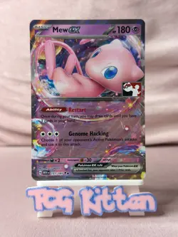 Mew EX 151/165 Card 'A' Play! Stamp Scarlet & Violet 151 Prize Pack TCGKITTEN - Image 1