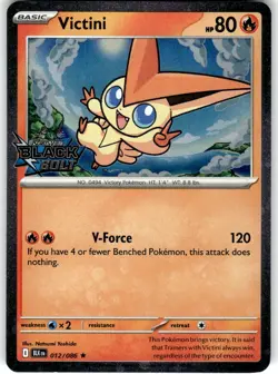 Victini (Black Bolt Stamped) Holo Rare Miscellaneous Cards & Products 012/086 LP - Image 1