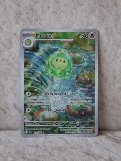 Mitodos 119/086 BLK Schwarze Blitze Art Rare Pokemon Karte Deutsch NM - Image 1