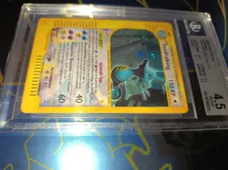 Seedraking Crystal Holo Aquapolis Pokemon Vintage Karte Chase 148/147 AQ VG-EX - Image 5