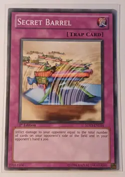 Yu-Gi-Oh 5DS3-EN034 Secret Barrel 1st Edition Common Card Near Mint/Mint! - Image 1