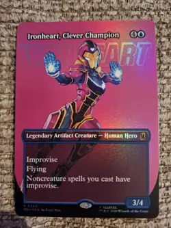 Ironheart, Clever Champion Borderless Foil Marvel Super Heroes Mtg Nm 0360 - Image 1