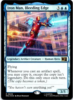 Iron Man, Bleeding Edge R Commander: Marvel Super Heroes 626 NM - Image 1