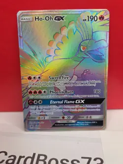 Pokemon TCG HO-OH GX Sun & Moon Sm80 Promo Promo - Image 3