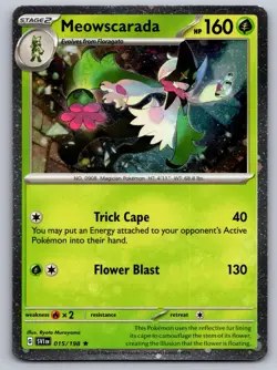 Meowscarada 015/198 Holo Rare (Cosmos Holo) Promo Pokemon Near Mint - Image 1