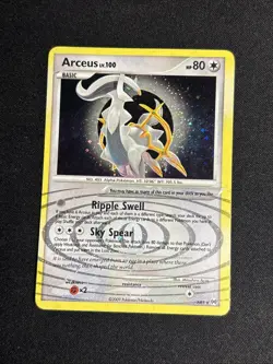 Pokemon TCG Arceus (AR5) Platinum Arceus Holo Rare (English) - LP - Image 1