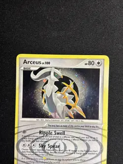 Pokemon TCG Arceus (AR5) Platinum Arceus Holo Rare (English) - LP - Image 3
