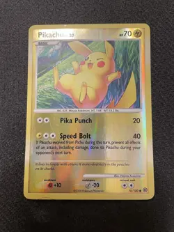 Nintendo Pokemon TCG Pikachu 70/100 Stormfront Reverse Holo Common ENG 70HP - Image 1