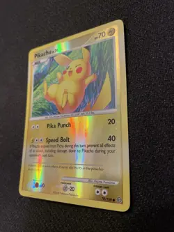 Nintendo Pokemon TCG Pikachu 70/100 Stormfront Reverse Holo Common ENG 70HP - Image 3