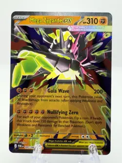 Pokemon TCG Mega Zygarde ex 47/88 Perfect Order Double Rare NM - Image 1