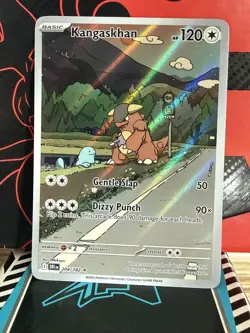 Pokemon TCG Kangaskhan Illustration Card Destined Rivals Series 204/182 NM Mint - Image 1