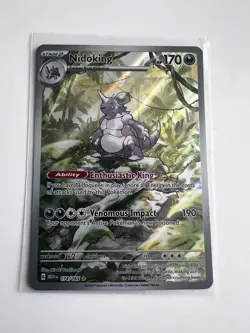 Pokemon Nidoking TCG Scarlet Violet-151 Illustration Rare Card 174/165 - Image 3