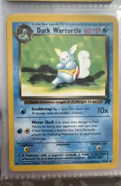 Pokemon TCG Dark Wartortle 46/82 Team Rocket English - Image 1