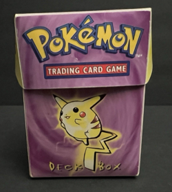 Pokemon Pikachu and Mewtwo Ultra Pro Deck Box 1999 Rare Used - Image 1