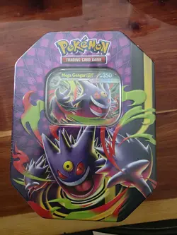 Pokemon TCG Mega Gengar Moonlit Tin Factory Sealed Brand New - Image 1