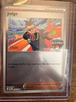 Pokemon TCG Judge | Perfect Order 076/088 STAFF + Regional Championship Stamped - Image 1