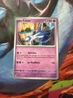 Latios Surging Sparks Pokemon TCG 077/191 Scarlet & Violet SV08 Uncommon - Image 1