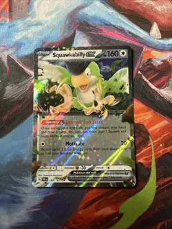Pokemon TCG Squakabilly EX Double Rare Holo Card 169/193 Paldea Evolved - Image 1