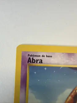 1999 French Base Set 1st Edition Abra Pokemon #43 - Image 2