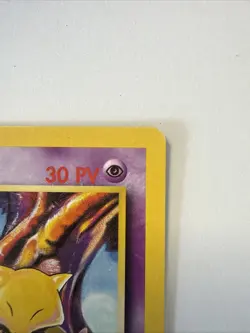 1999 French Base Set 1st Edition Abra Pokemon #43 - Image 3