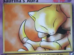 Sabrina's Abra - 91/132 - 1st Edition WOTC TCG—Gym Heroes Set Pokemon - Image 2