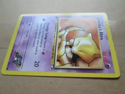 Sabrina's Abra - 91/132 - 1st Edition WOTC TCG—Gym Heroes Set Pokemon - Image 4