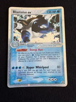 Pokemon Blastoise Ex Holo 104/112 Fire Red Leaf Green - Image 1