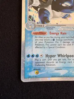 Pokemon Blastoise Ex Holo 104/112 Fire Red Leaf Green - Image 5