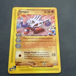 Pokemon Tyrogue Aquapolis 63/147 Regular TCG - Image 1