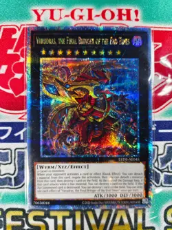 Yugioh Asian English OCG LEDE-AE045 Varudras, the Final Bringer - QCSR - Image 1