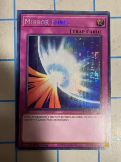 Yu-Gi-Oh! TCG Mirror Force Pharaoh’s Secret Rare 1st Edition MAMA-EN115 - Image 1