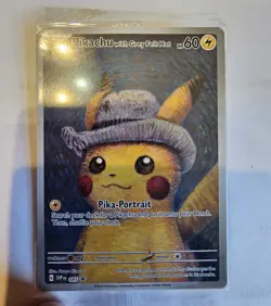 The Pokemon Company Pokemon TCG Pikachu Grey Felt Hat SVP 085 SEALED - Image 2