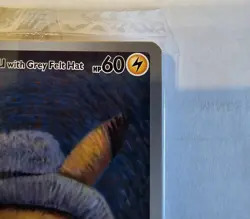The Pokemon Company Pokemon TCG Pikachu Grey Felt Hat SVP 085 SEALED - Image 4