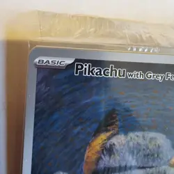 The Pokemon Company Pokemon TCG Pikachu Grey Felt Hat SVP 085 SEALED - Image 5