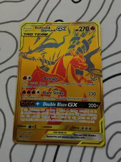 Pokemon TCG Reshiram & Charizard GX Sun & Moon Sm247 Holo Promo - Image 2