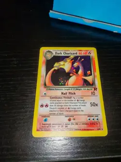 Pokemon TCG Dark Charizard 4/82 Rare Holo Team Rocket WOTC, MP - Image 1