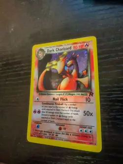 Pokemon TCG Dark Charizard 4/82 Rare Holo Team Rocket WOTC, MP - Image 5