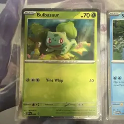 Pokemon 151 Charmander Bulbasaur Squirtle SVP 046 047 048 Cosmos Foil Kanto Set - Image 2