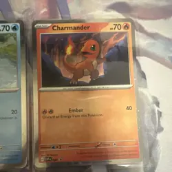 Pokemon 151 Charmander Bulbasaur Squirtle SVP 046 047 048 Cosmos Foil Kanto Set - Image 4