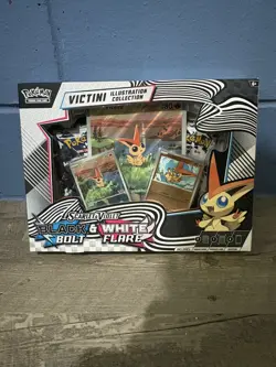 Pokemon TCG: Victini Illustration Collection Box - Black Bolt White Flare Sealed - Image 1