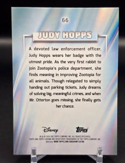 2026 Topps Chrome Disney Judy Hopps Pink Mini Diamond /250 #66 - Image 2