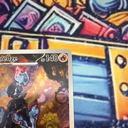 Pokemon TCG Ceruledge 197/191 Sv08: Surging Sparks IR Full Art Holo 140HP - Image 5