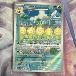 Pokemon TCG Sunflora 169/167 Sv06 Twilight Masquerade Illustration Rare Holo - Image 1