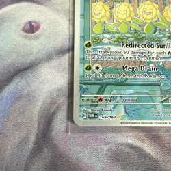 Pokemon TCG Sunflora 169/167 Sv06 Twilight Masquerade Illustration Rare Holo - Image 2