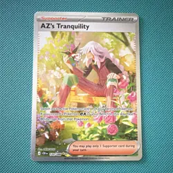 Pokemon TCG AZ's Tranquility 120/086 Secret Rare Full Art Holo English - Image 1