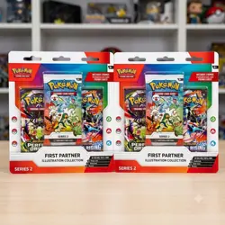 2 x Pokemon TCG First Partner Illustration Collection Series 2 New 🔥- in hand - Image 1