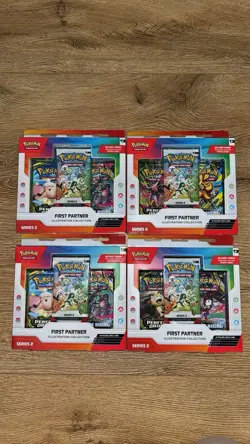 Pokemon TCG First Partner Series 2 Illustration Collection X4 🌟| SEALED ✅| - Image 1