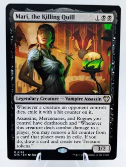 MTG Mari, the Killing Quill #138 Outlaws of Thunder Junction (OTC) Near Mint NM - Image 1